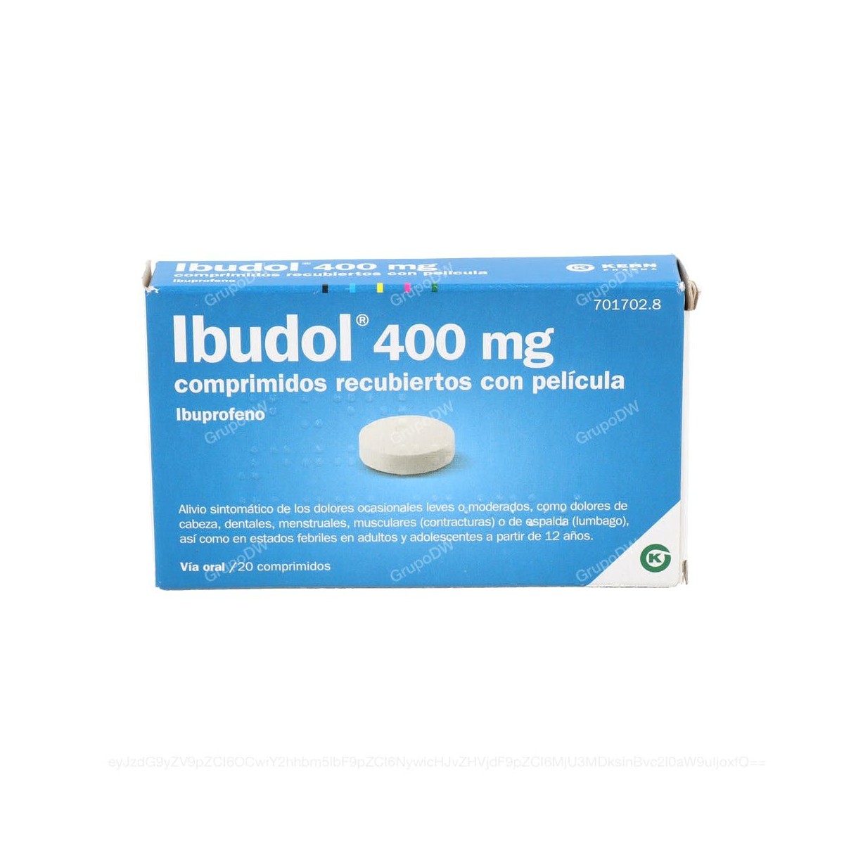 IBUDOL 400 mg COMPRIMIDOS RECUBIERTOS CON...