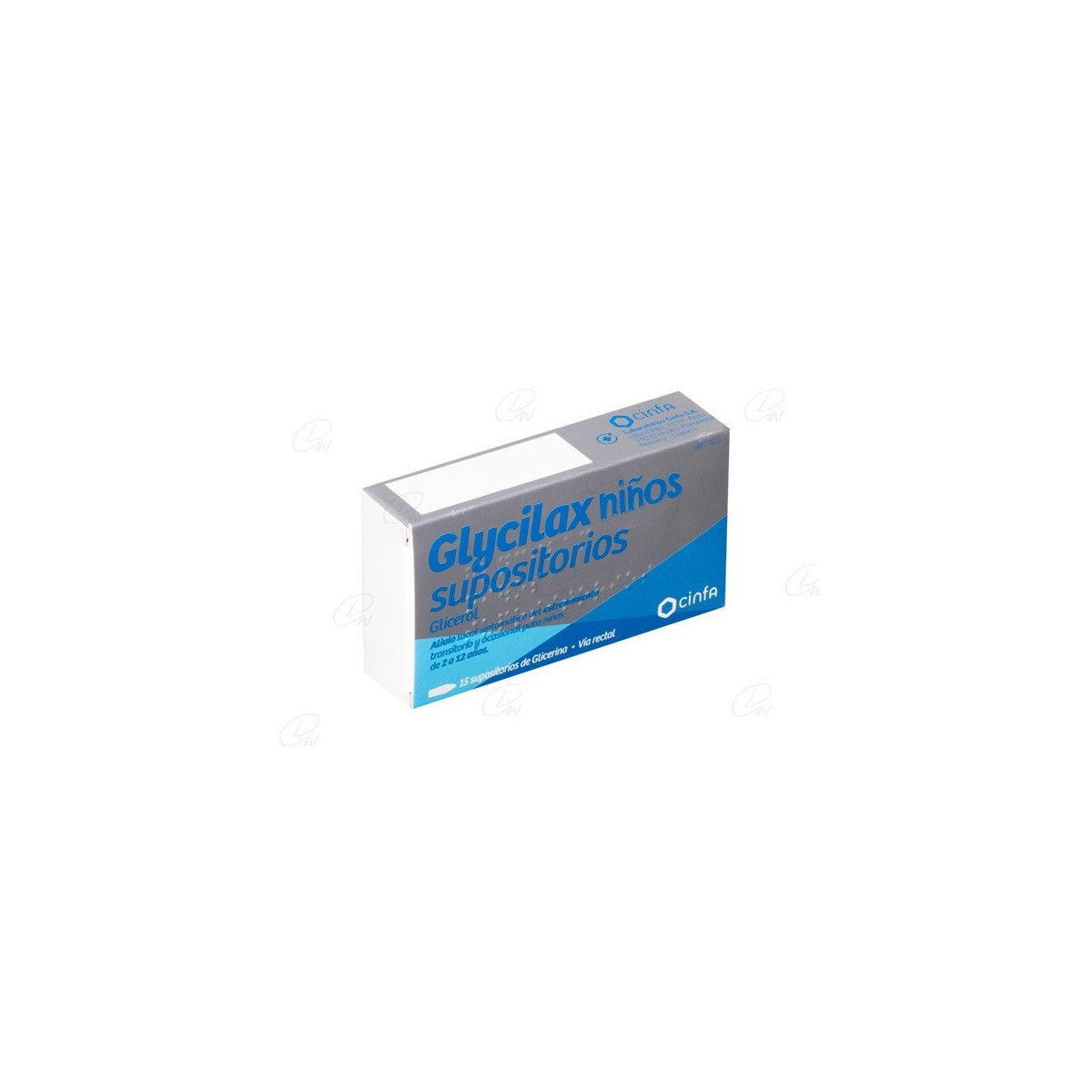 GLYCILAX NIÑOS SUPOSITORIOS, 15 supositorios