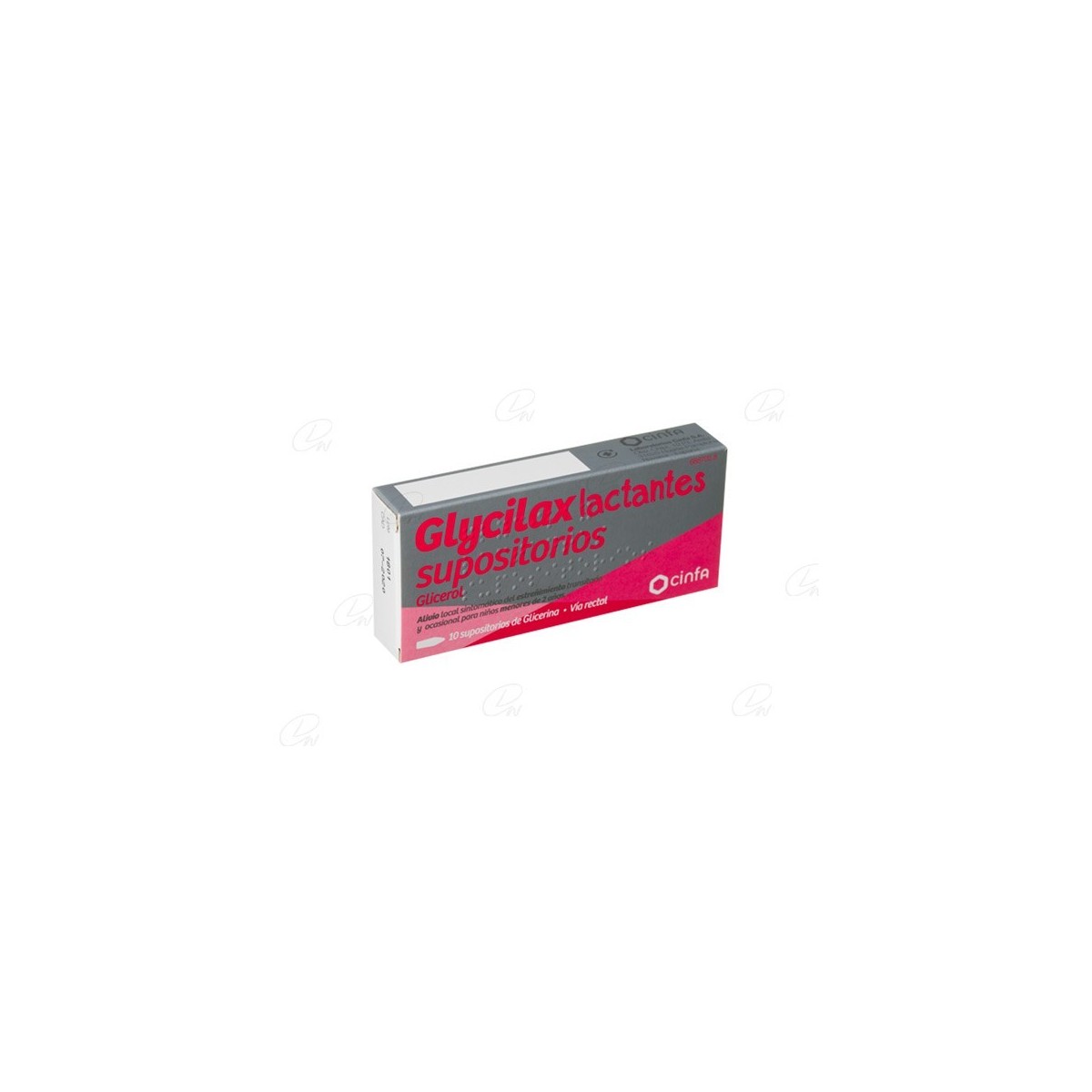 GLYCILAX LACTANTES SUPOSITORIOS, 10 supositorios