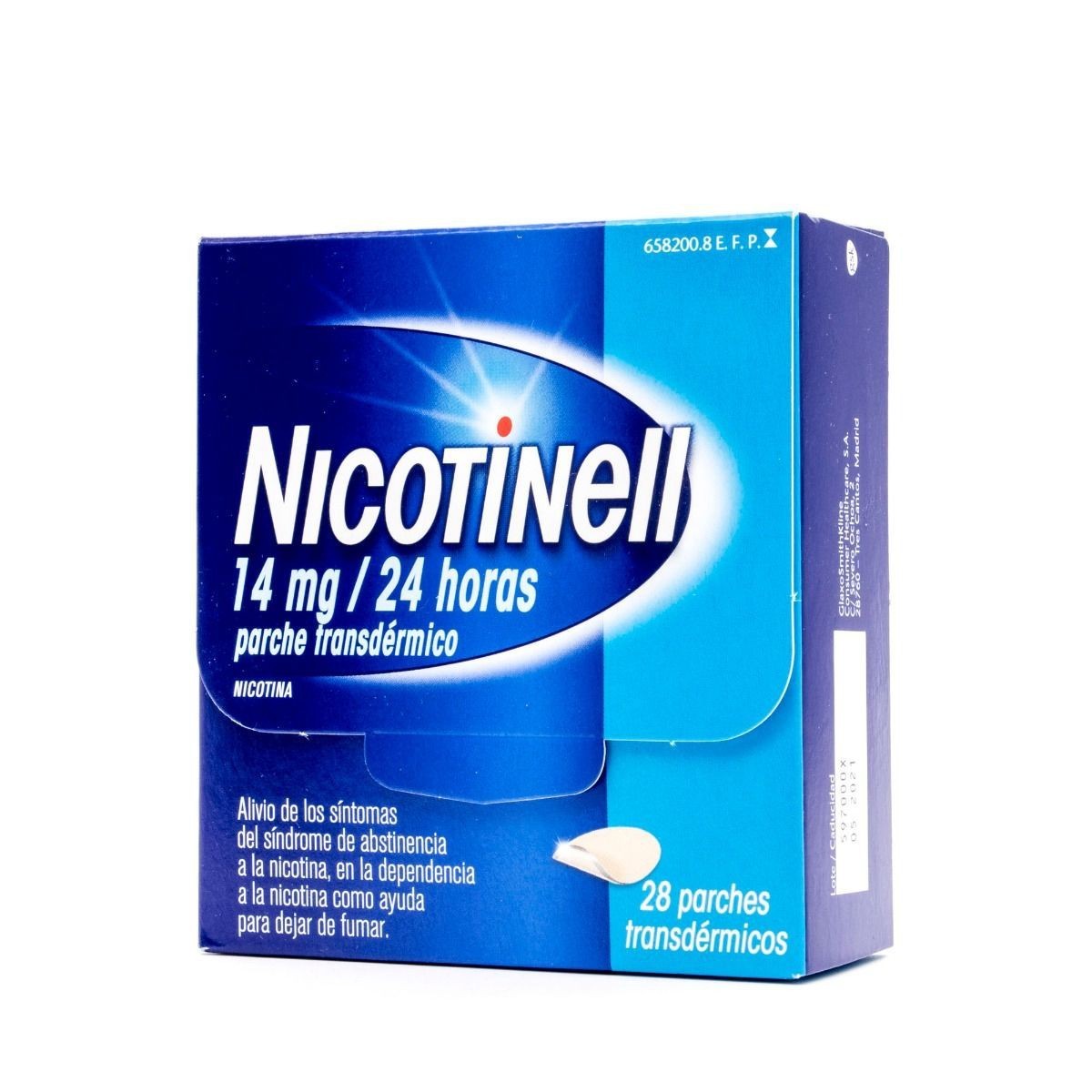 NICOTINELL 14 mg/24 HORAS PARCHE TRANSDERMICO,...