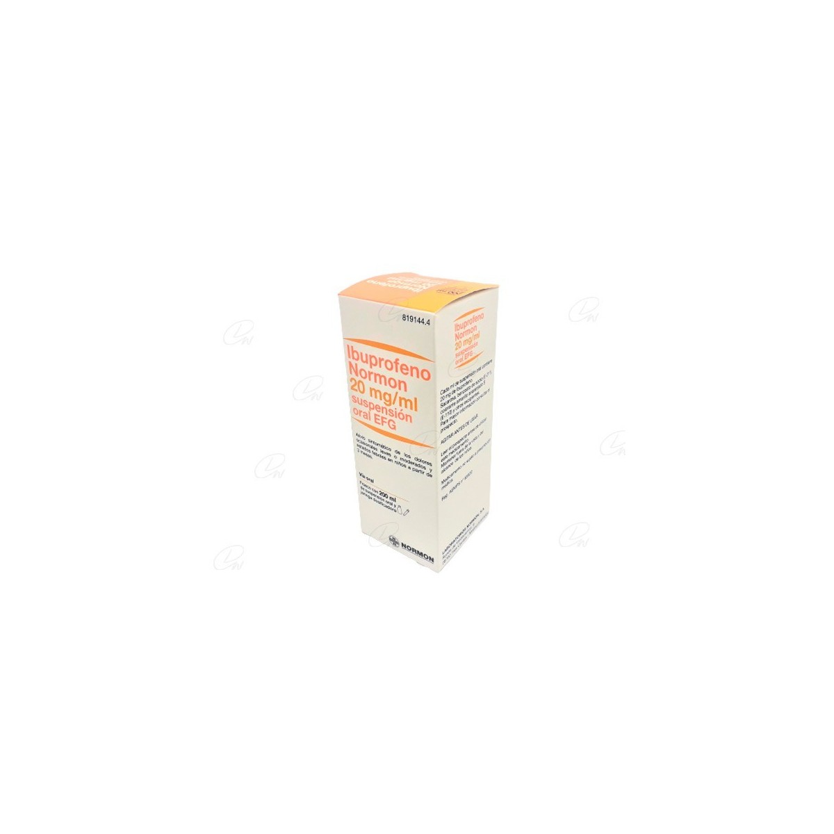 IBUPROFENO NORMON 20 mg/ml SUSPENSION ORAL EFG...