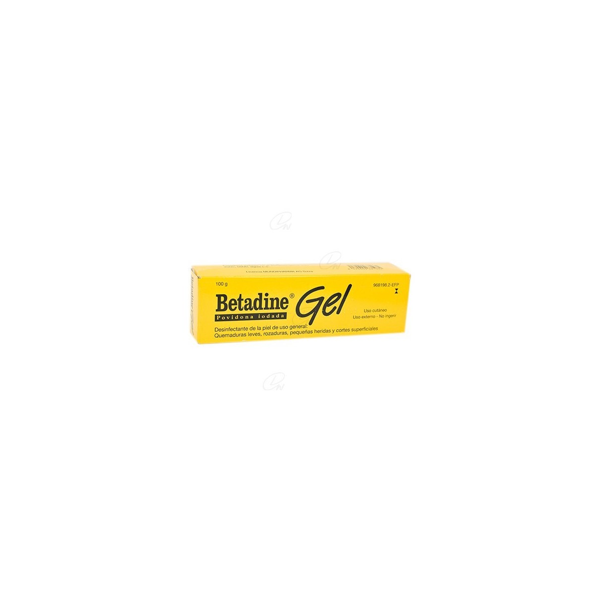 BETADINE GEL 100 mg/g GEL, 1 tubo de 100 g
