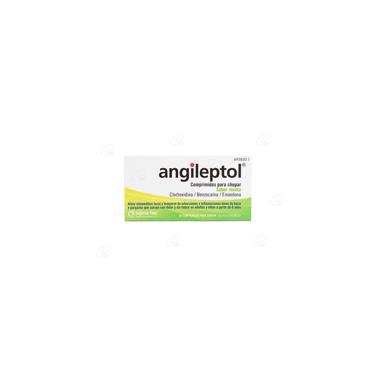ANGILEPTOL COMPRIMIDOS PARA CHUPAR SABOR MENTA,...