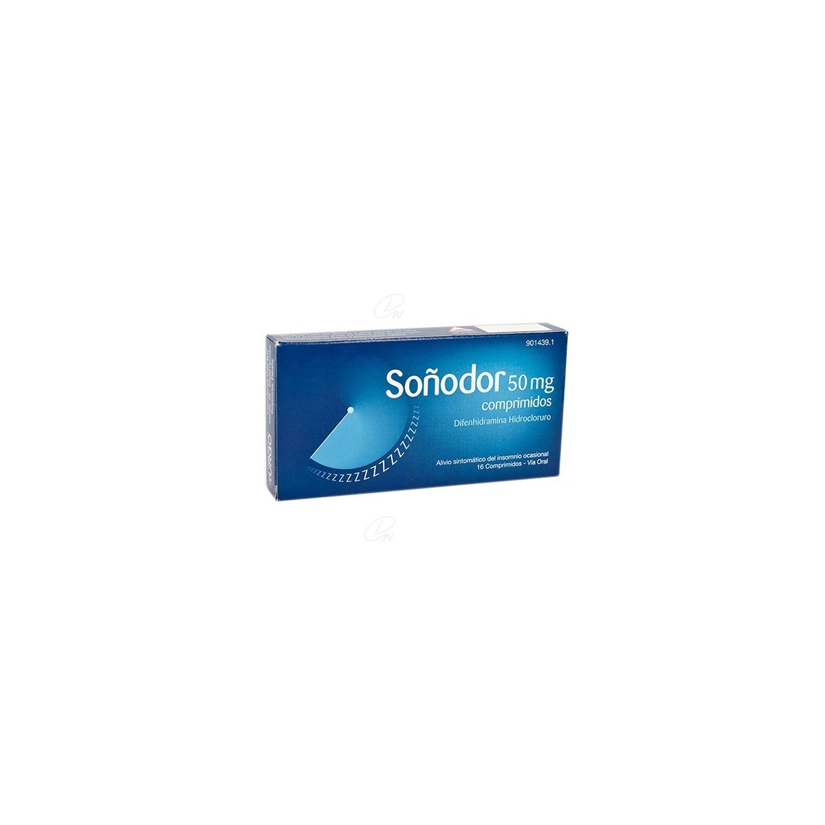 SOÑODOR DIFENHIDRAMINA 50 mg COMPRIMIDOS, 16...