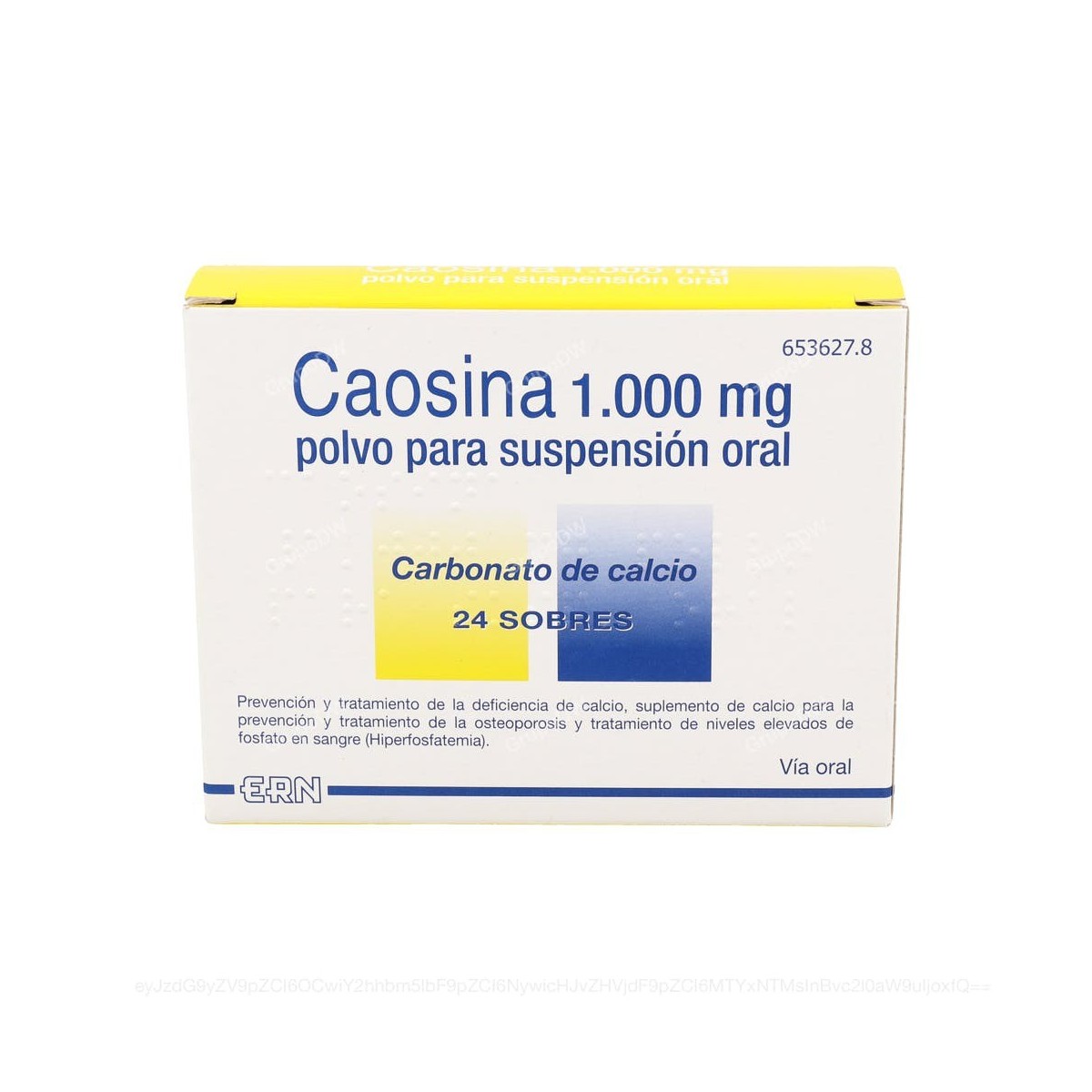 CAOSINA 1.000 mg POLVO PARA SUSPENSION ORAL, 24...