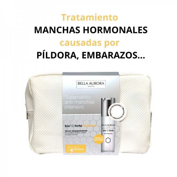 Pack Tratamiento DESPIGMENTANTE bio10 forte M-Lasman 30ml + REGALO NECESER