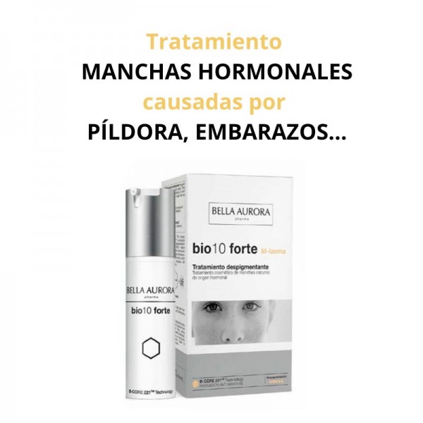 Pack Tratamiento DESPIGMENTANTE bio10 forte M-Lasman 30ml + REGALO NECESER