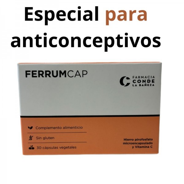 Farmacia Conde Ferrum Cap Hierro+Vit c 30 cápsulas