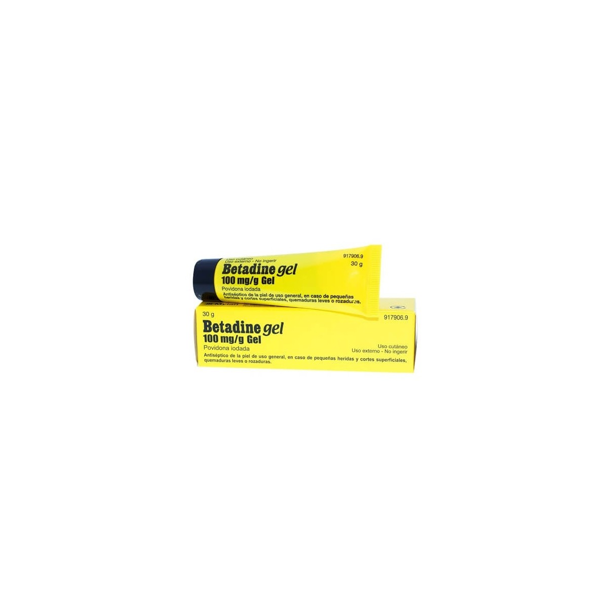 BETADINE GEL 100 mg/g GEL, 1 tubo de 30 g